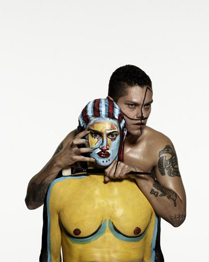 VassosF's tweet photo. Mr. Ward and Daniel Louis Rivas for Tokion magazine, 2009.
#InternationalFaceAndBodyArtDay #TonyWard https://t.co/igQpelLzMd