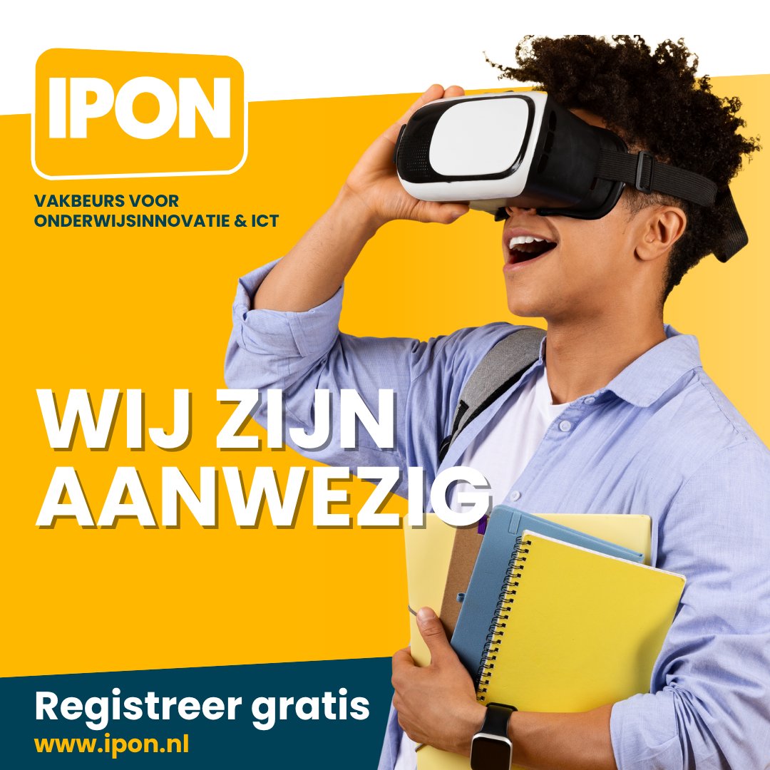 mediawegwijs's tweet image. De #IPON beurs is dé plek voor onderwijsprofessionals die voorop willen lopen in #digitalisering. Daarom hebben wij op het Digitale Geletterdheid Plein op 11 en 12 februari een mooie stand, met nummer 03.DGP.05 Op beide dagen geeft Ilse Godtschalk een talk van 12.00-12.30 uur.