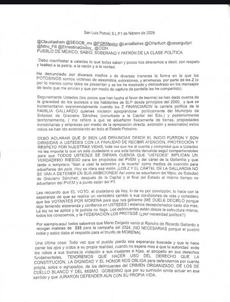 <a href="/Claudiashein/">Claudia Sheinbaum Pardo</a> <a href="/SEGOB_mx/">Gobernación</a> <a href="/FGRMexico/">FGR México</a>
<a href="/LeniaBatres/">Lenia Batres</a> <a href="/OHarfuch/">Omar H Garcia Harfuch</a> <a href="/cesargutipri/">Cesar Gutiérrez Priego M.R.</a> <a href="/Mtro_Fili/">Filiberto Frausto</a>
<a href="/ErnestinaGodoy_/">Ernestina Godoy Ramos</a> ¡La PATRIA ES PRIMERO! ¡PARA EL PUEBLO SÍ! ¿Para Ustedes no? Adán Augusto sale por MANDATO DEL PVEM? O NO. ¿Está Ganando "el negocio" el PVEM e imponiendo sus condiciones?