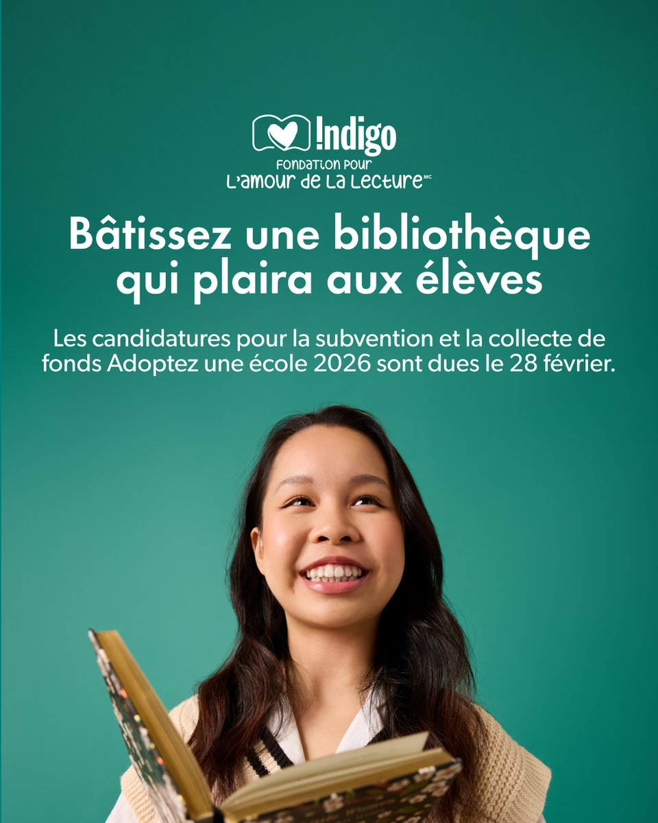 Indigo Love of Reading Foundation tweet media