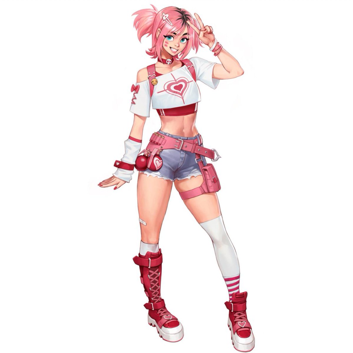 VALENTINE's DAY SKIN (INGAME v CONCEPT)