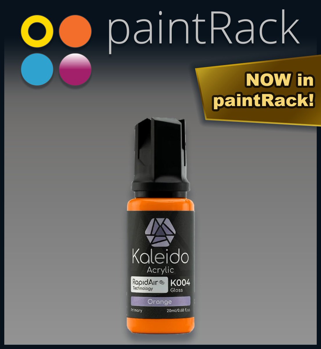 courageousocto's tweet photo. Kaleido ColorWorks is now a supported brand in #paintRack! https://t.co/R8iDrRo1d7