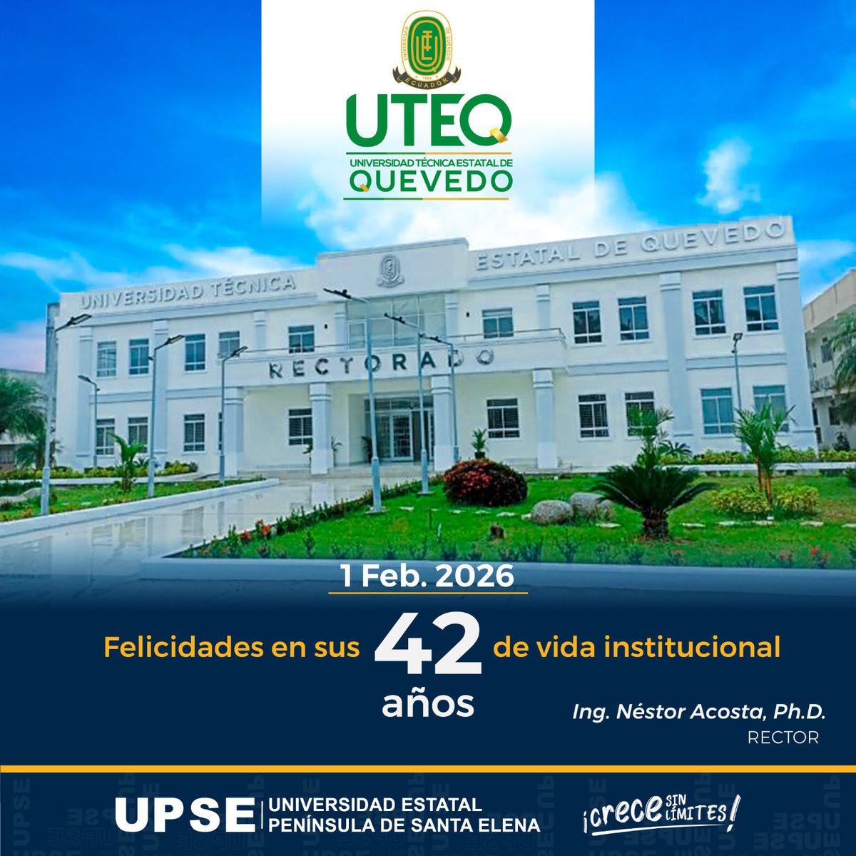UPSE | Universidad Península de Santa Elena tweet media