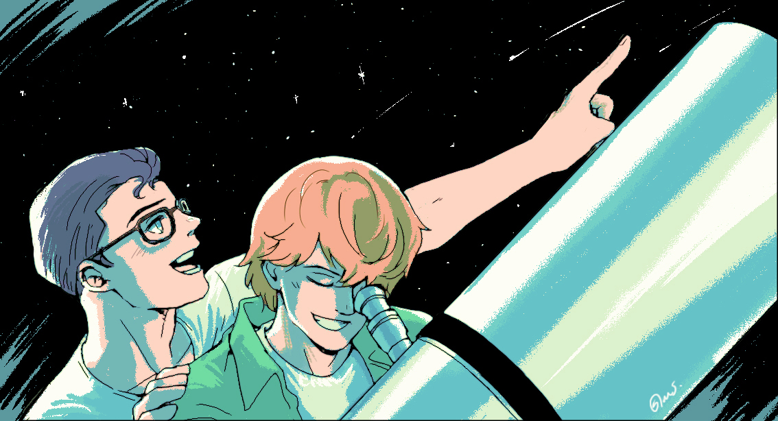yuushishio's tweet photo. redraw that comic frame rent free forever in my head... #clex https://t.co/J5FRqj4Pts