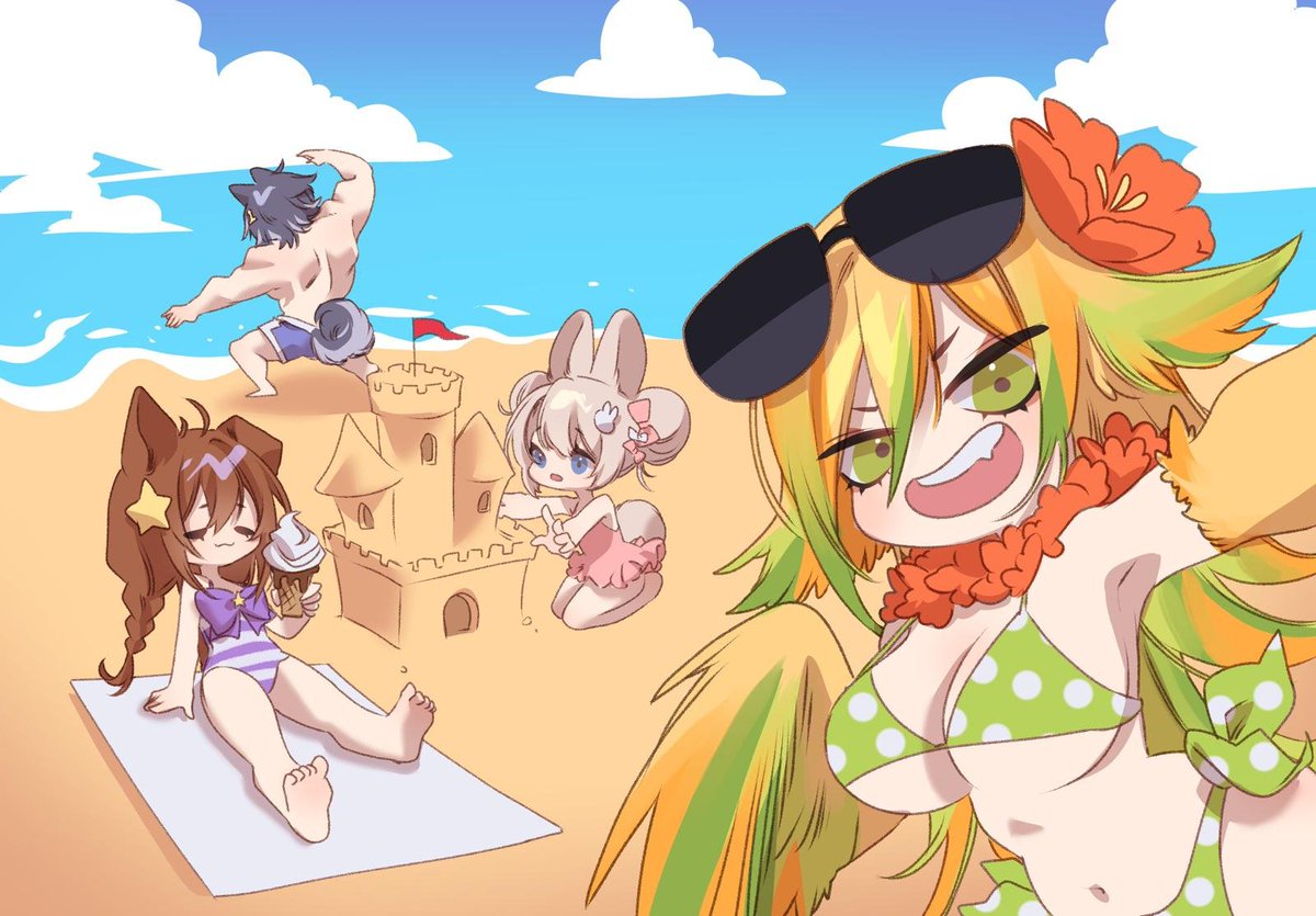 ¡EL EPISODIO DE RELLENO DE PLAYA ES HOYYYYYYYYYYY! NOS VEMOS EN UNA HORA WANWANWANWANWAN 🌴