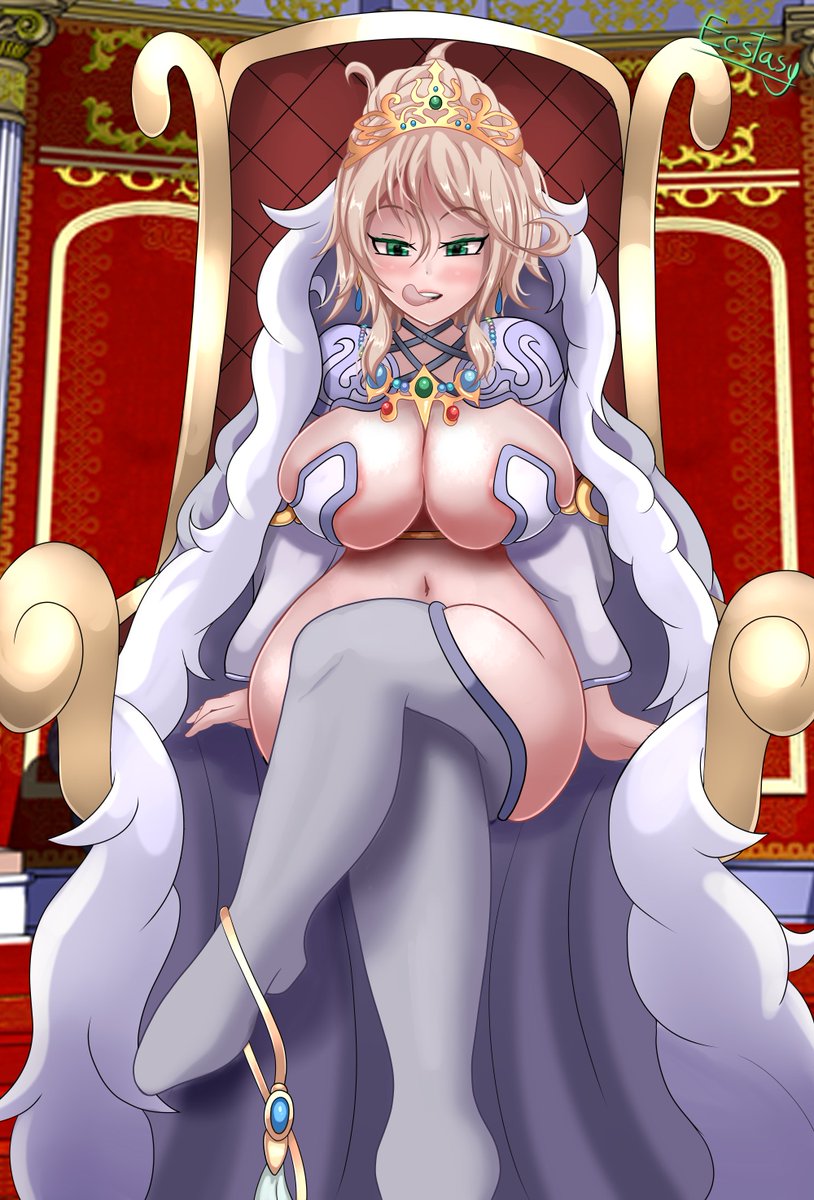 NotIcyBlue's tweet photo. I've been neglecting to post things on here. I should probably stop doing that.

Anyway, I revised the Lant Queen drawing yet again. https://t.co/2DrX6adfvi