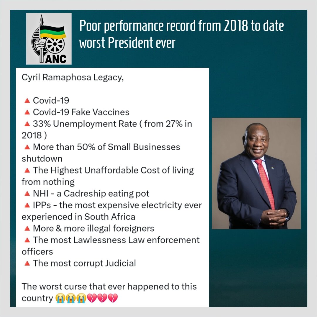 Ladies &amp; Gentlemen, Boys &amp; girls, please don't let a day go by without having exposed ANC of their evilness.

We need to carry this mission until 2026 #LGE comes.