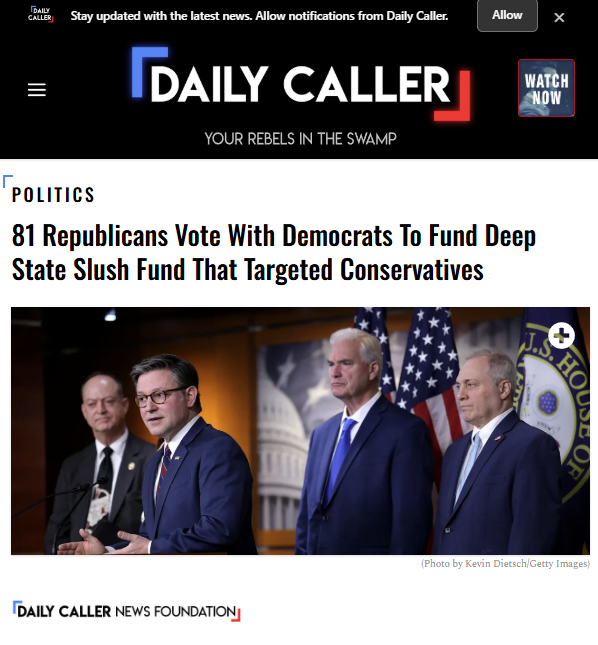 <a href="/WallStreetApes/">Wall Street Apes</a> We have been funding our destruction for decades, and it continues with the NED funding, no clawback from DOGE findings, and sending money to ISIS still.
Our government is corrupt with $40T in debt and accelerating to the collapse for "build back better 2.0"