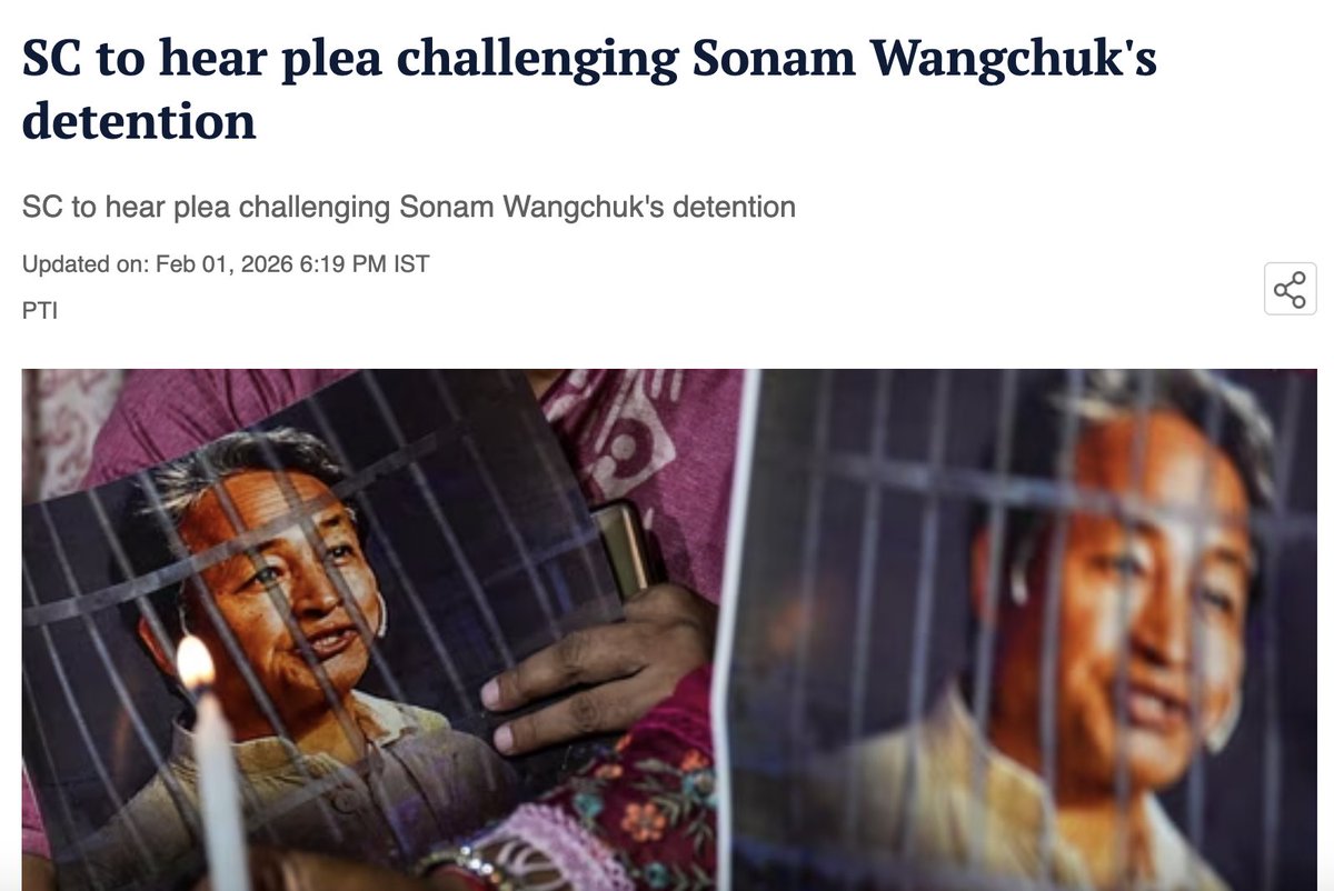 macroschema's tweet image. India has become an authoritarian shithole

It is not just about #sonamwangchuk or #UmarKhalid 

From Supreme court to election commission

From media to army 

Every single institution has been sabotaged by BJP

If you dont sing songs for Modi

You will be censored, arrested, or