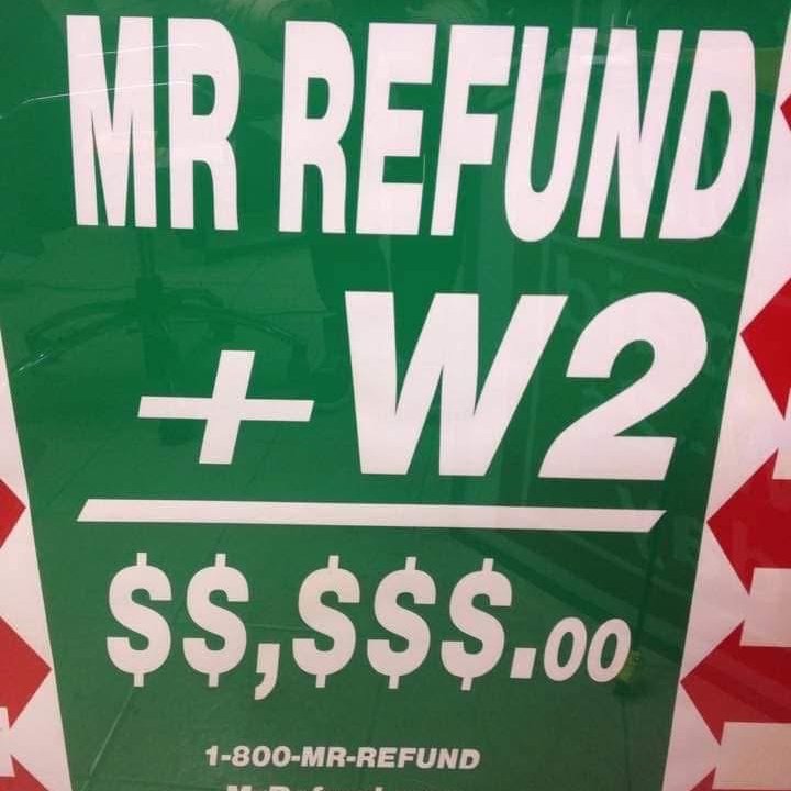 MrRefund's tweet photo. It is officially Refund week says MR REFUND who is McRefunding with McRefund.  Who else wants a few thousand $$$$$$?  Check in please. https://t.co/Gdc3a0wHX5