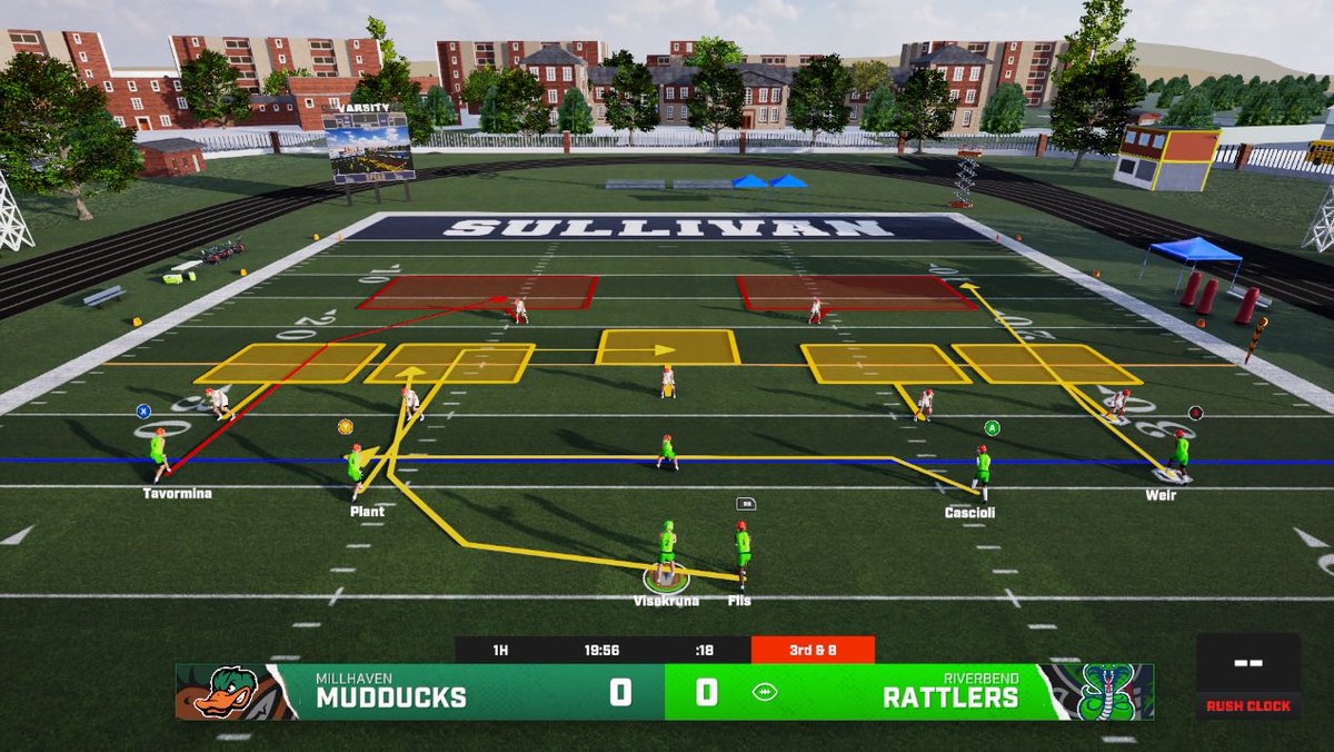 Varsity - High School Football Video Game tweet media