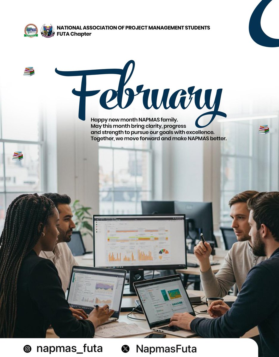 NapmasFuta's tweet photo. Welcome to a New Month, NAPMAS
A month of growth, impact and purposeful leadership.
Together, we build excellence. https://t.co/4kyuzMYYaF