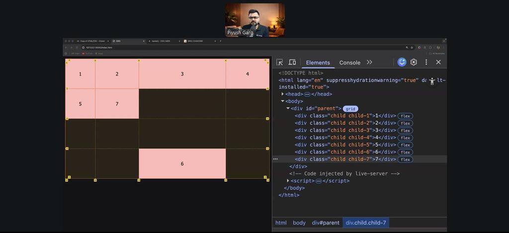 NG2374's tweet image. Day 06 Of Web Dev Cohort At @ChaiCodeHQ

CSS Grid, Responsive CSS, Tailwind… aka layouts that finally listen to you 😌

↪Grid handles structure.
↪Responsive CSS handles screens.
↪Tailwind saves time (and sanity).

#cssgrid #responsive #tailwandcss #BuildInPublic