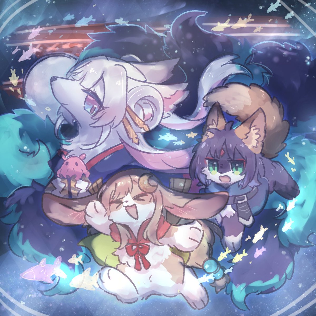 🌟
#超かぐや姫 #擬獣化