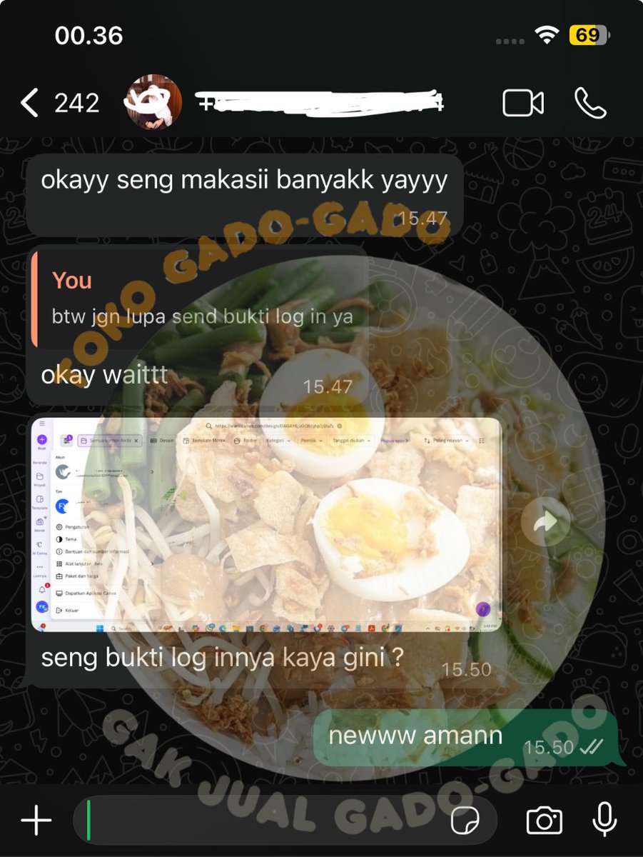 kalengmackerel's tweet photo. .testi apprem 1 
(testi udh banyak, cek link di pinned)

pecah telor setelah lama off, kali ini order canva 1 bulann

yang mau canv, netf, dan aplikasi lain 
gas wa di pinned &amp; bio 😋😋
#zonauang https://t.co/fgxsTFNEXf