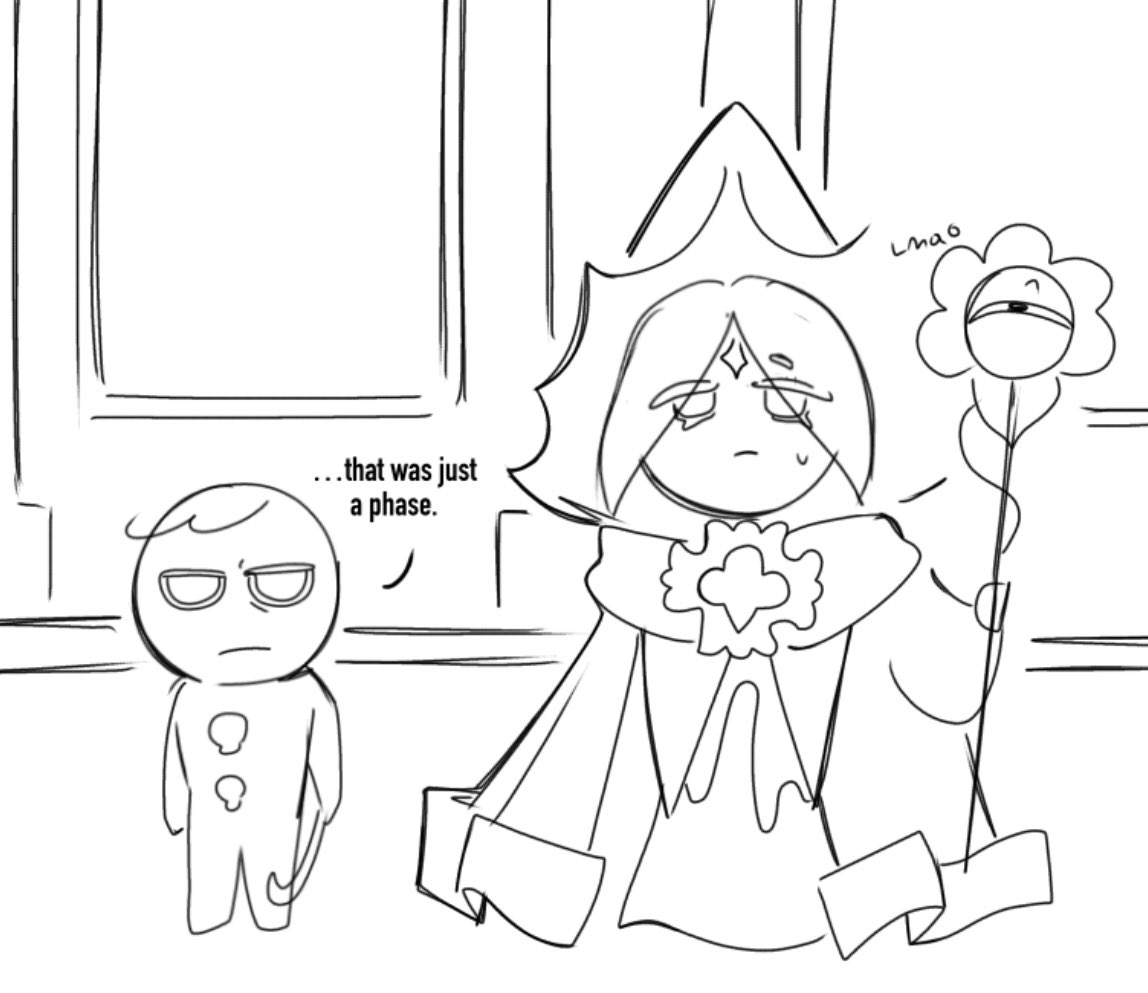 MintMinty77's tweet image. Just an emo phase 
#cookierunkingdom #purevanillacookie #gingerbrave #ultimatecookie