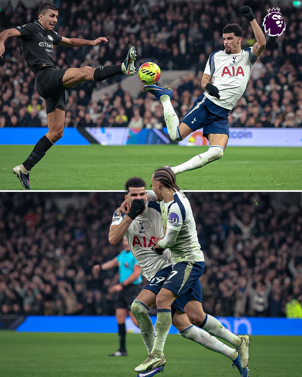Solanke actually scored that 😭

#TOTMCI | <a href="/SpursOfficial/">Tottenham Hotspur</a>