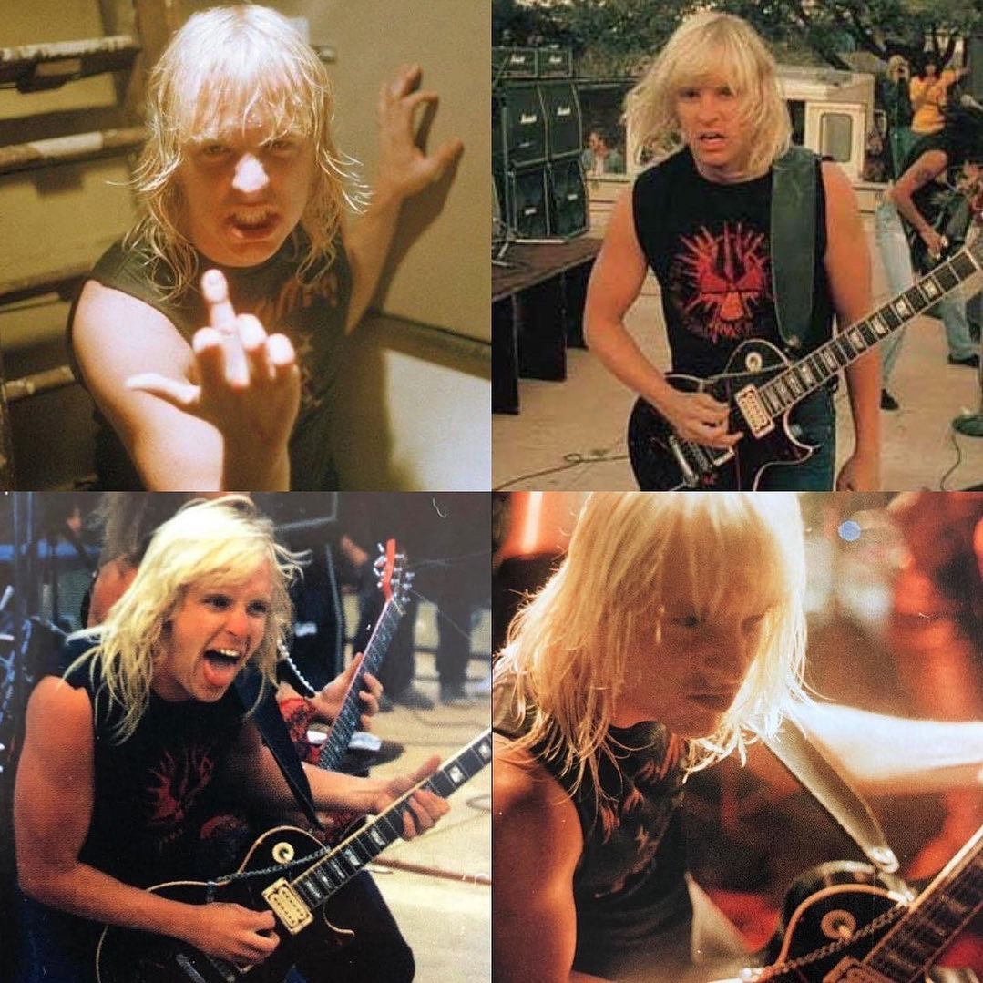 ianchriste's tweet photo. Hanneman Awaits! 👺 Some Show No Mercy / Hell Awaits -era shots from MURDER IN THE FRONT ROW for Jeff's Jan 31 bday this weekend ⚡🥀
https://t.co/ZveBO8wEfr
#slayer #slayerband #jeffhanneman #hanneman #hellawaits #shownomercy #hauntingthechapel #thrashmetal #reigninblood https://t.co/7UmmhmLjNo