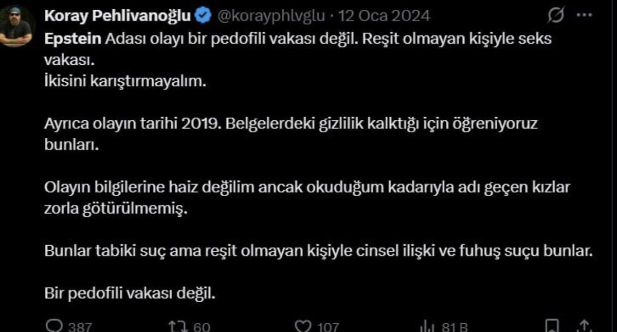 Gençler Tanıyın Bu İSLAM ve Müslüman Düşmanlarını..
Bakın Rezaleti Nasıl Aklamaya Çalışıyor.. #Pedofili olanlar Kendileri gibi Olunca.. 👇🏼