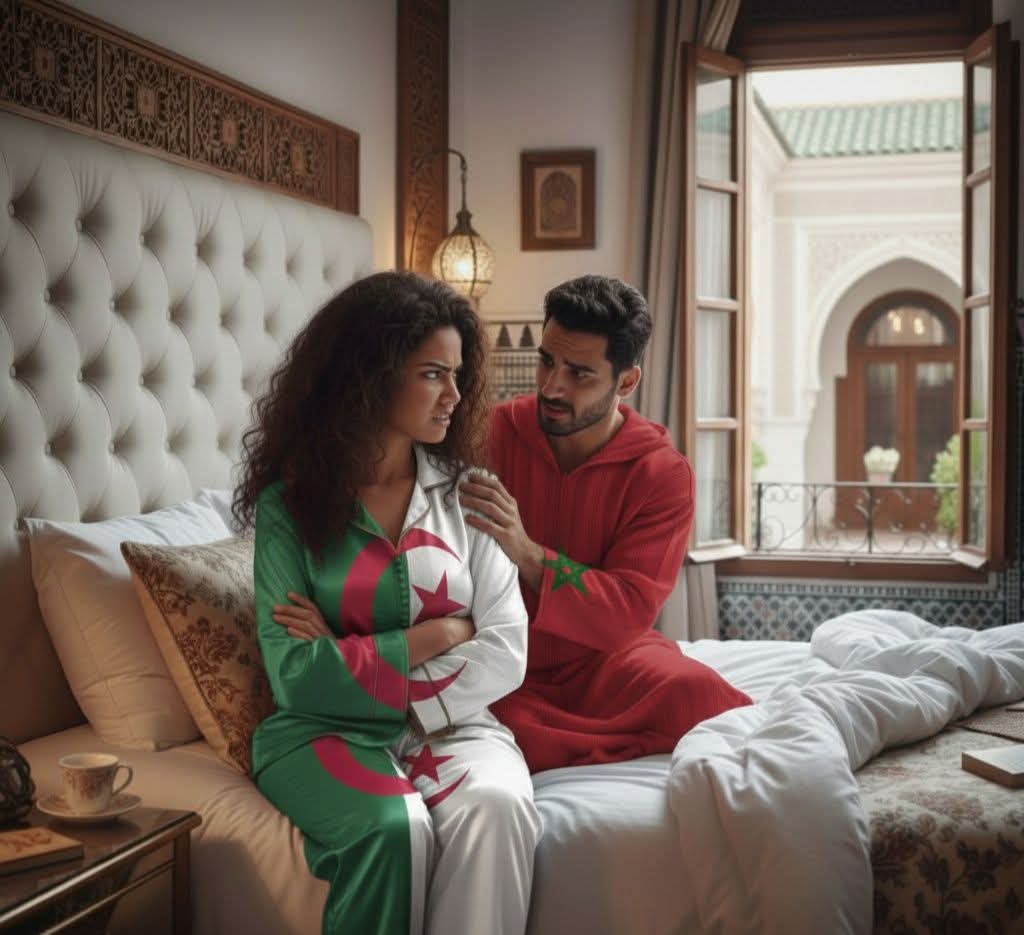 سولت واحد الحاج كبير: شنو رأيك فالمشاكل بين المغرب والجزائر؟
ضحك وقال:
راهُم بحال راجل ومراتو:
المغرب كيقول حلّو الحدود نشوفو تبون البرد  هادا 🥶،
والجزائر كتقول: أنا مقلقة حيث كتخوني مع إخرائيل،
وزيدها: أنا نحكم الدار وانت ربّي الدراري!”
الحاج دار تشخيص… ما خلّى ما قال 😅