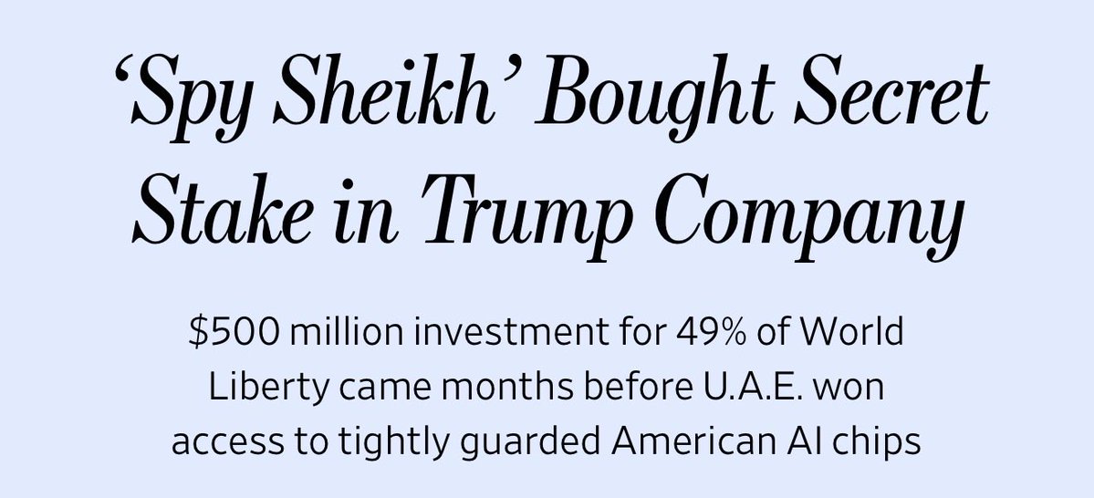 Under any other president, this would be treated as the biggest corruption scandal in American history.

A foreign government giving hundreds of millions of dollars directly to the Trumps.

He promised to make your family better off, but instead he’s cashing in for his own.