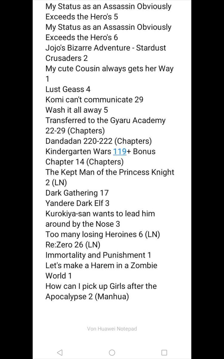 hellspawn2501's tweet photo. #monthlyreading Trotz extrem wenig Zeit es zumindest im Januar auf
12 Manga
12 Chapter
3 Light Novel
1 Manhua gebracht. https://t.co/Kw9gODNk8q
