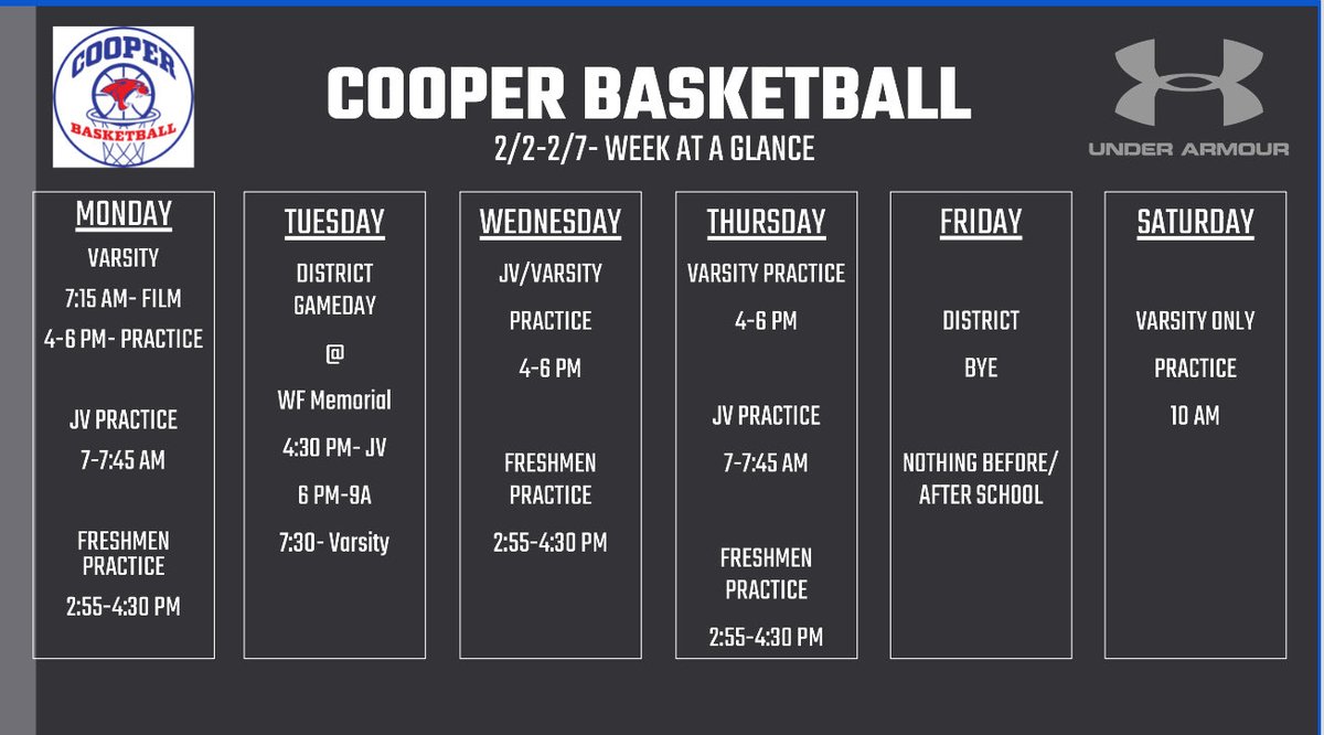 Cooper Boys Basketball tweet media