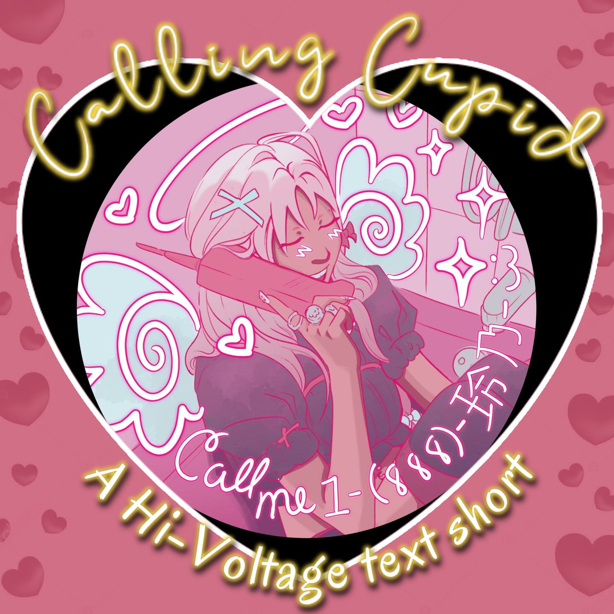 R_Fox_'s tweet photo. Happy Valentine’s Day season, everyone! 🫶💕

Anyone who knows me well knows that this is my personal favorite holiday season. So, to celebrate I’ve cooked up a silly and fun Hi-Voltage Valentine’s special just for you. ✨💖✨ https://t.co/b1d49OR6IN