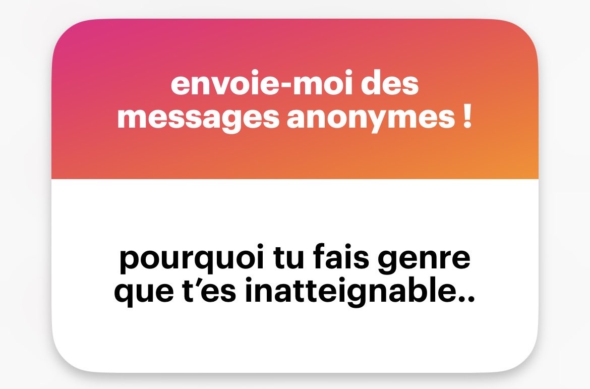 😅 ce n’est pas le cas mais si c’est ce que tu penses!