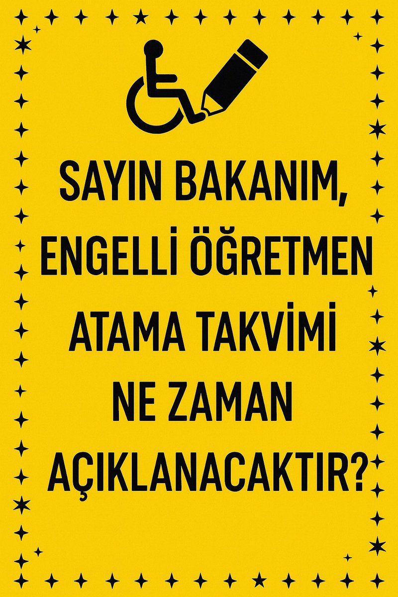 duyguzgn's tweet photo. 2024 EKPSS sonuçlarının ardından, engelli memur adayları ikinci tercih sürecine geçerken, engelli öğretmenler 1381 kontenjan ve adil olmayan dağılımla ikinci tercih dönemini beklemektedir. Bu durum, engelli öğretmen adayları için ciddi bir mağduriyet oluşturmaktadır. Yetkililerden bu mağduriyetin en kısa sürede giderilmesini bekliyoruz.

@Yusuf__Tekin @RTErdogan @dbdevletbahceli @oktay_saral @hasandogan @AYMBASKANLIGI @PrfDrFilizKilic @memetsimsek @tihek_kurumsal @_cevdetyilmaz

#ReisEngelliÖğretmenİçinDuyarlı