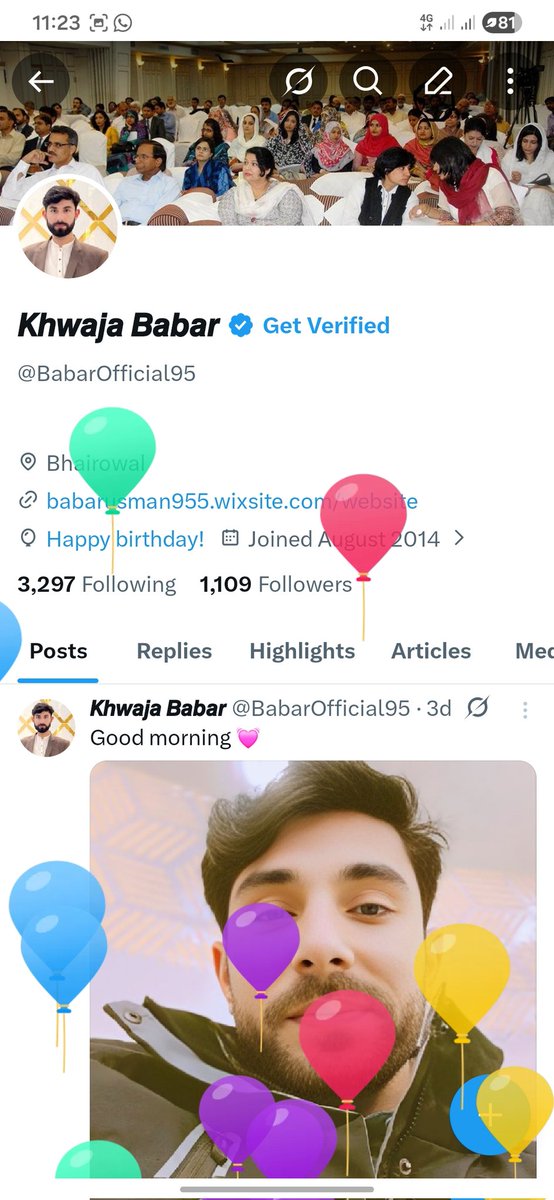BabarOfficial95's tweet photo. Happy birthday to me 🎂🎂 https://t.co/meij5KaO9z