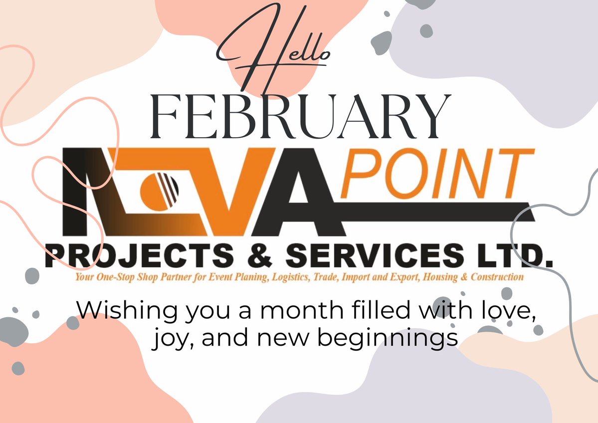 NOVAPProjects's tweet image. Its new month and month of love, happy new month
