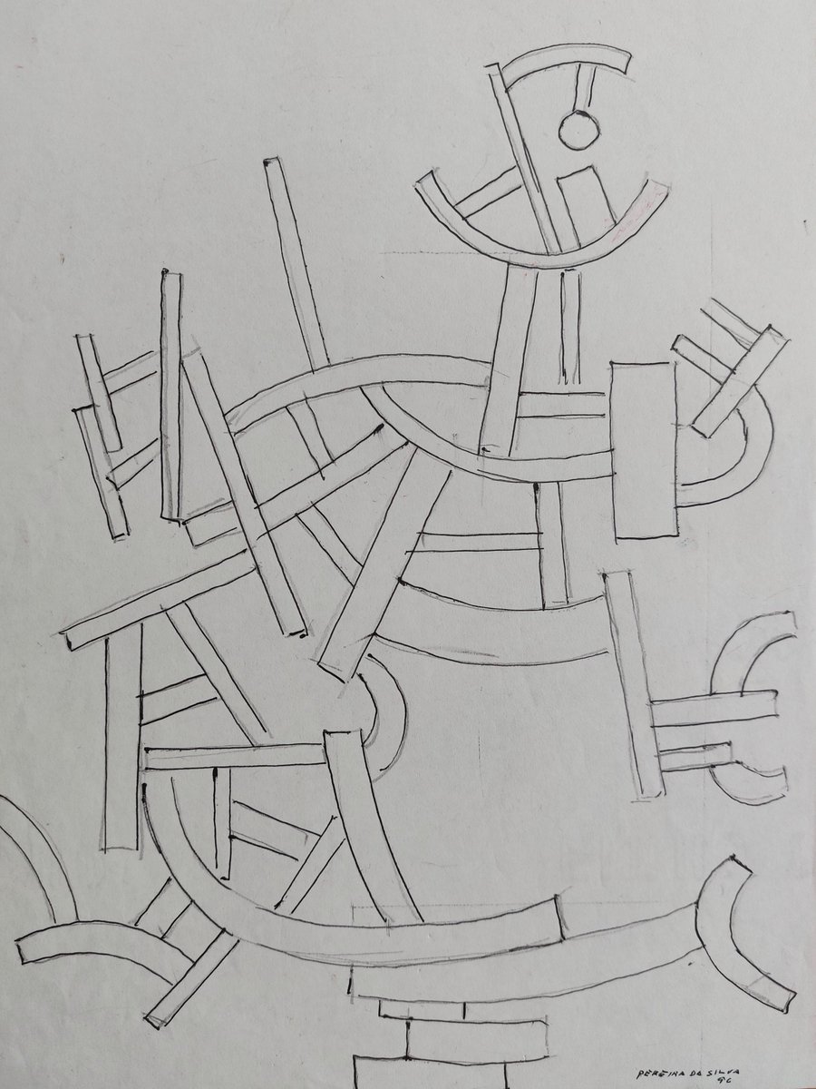 pereiradasilva's tweet photo. Check out this NFT by pereiradasilva on @foundation! 🌐Geometric Abstraction nº11
Manuel Pereira da Silva
Pencil on paper
Signed and dated 1990
Dim. 21 cm x 30 cm #art #manuelpereiradasilva #nftart #nftartcollector #foundation #nftfoundation
https://t.co/pHtR1UY0o6 https://t.co/X9TSwF6DXr