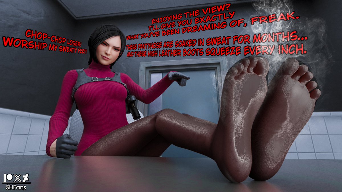 SHFans_Official's tweet photo. Ada Wong knows how to interrogate losers like you...
Full comic already on my Patreon   
👉https://t.co/OatASI6XqN
#NSFW #FootFetish #FootWorship #feetworshi̇p #feetfetısh #AdaWong https://t.co/kG3pk1ZayW