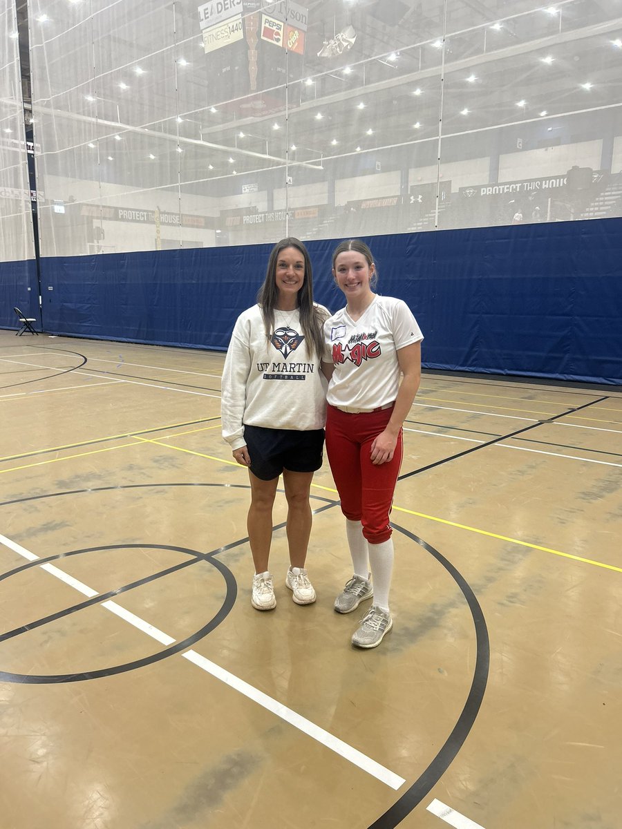 akmonroe09's tweet image. Thank you so much @ChelseaEFarmer and @UTM_DFarmer for a great camp yesterday. It was so fun learning about @UTMSoftball and your school!