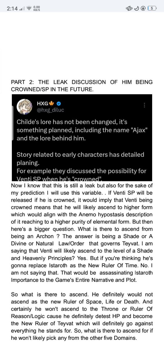 Gemini02214's tweet photo. My Venti Theory and Prediction about His Endgame Plot and Story in the Game Thread+🧵 https://t.co/2Uo0fzmtFl