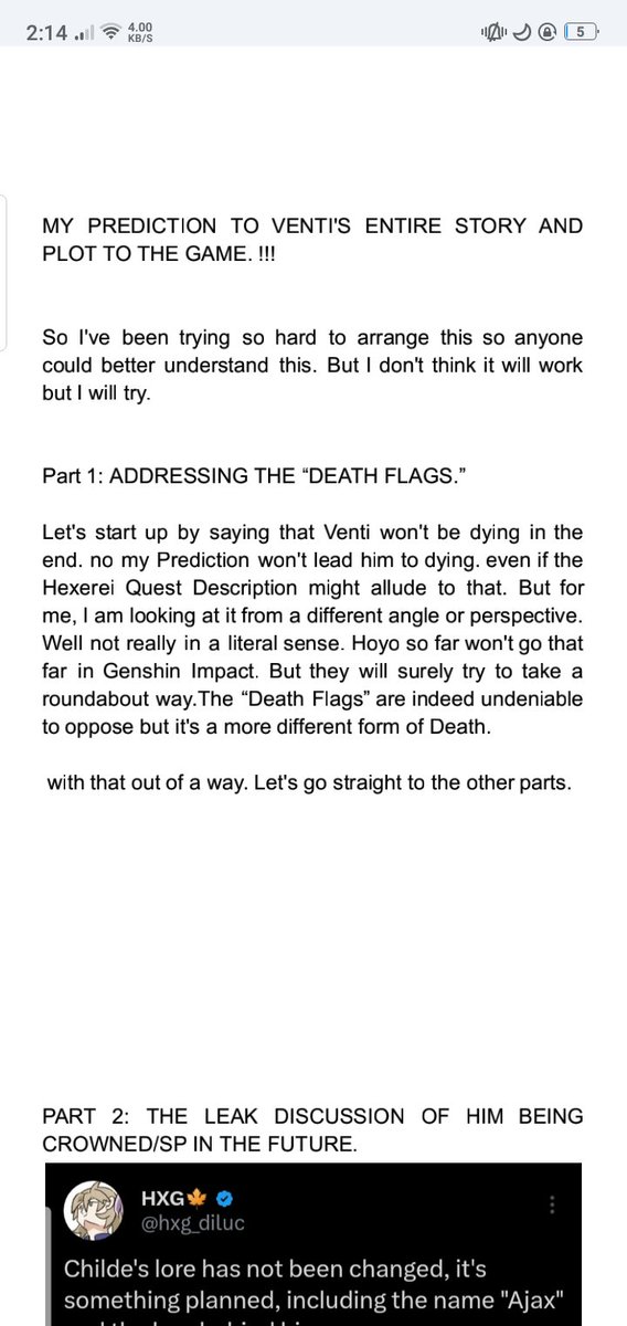 Gemini02214's tweet photo. My Venti Theory and Prediction about His Endgame Plot and Story in the Game Thread+🧵 https://t.co/2Uo0fzmtFl