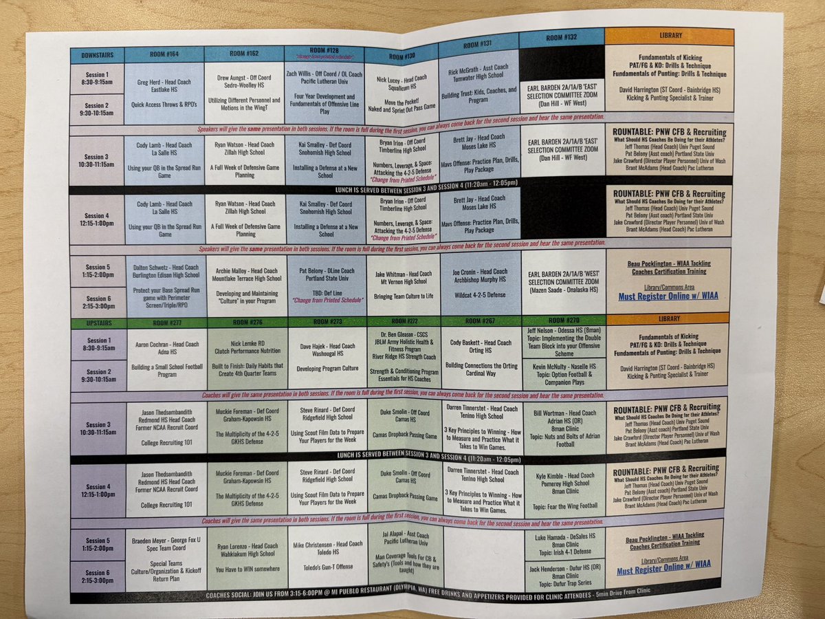 Great day yesterday <a href="/CapCityFBClinic/">Capital City Football Coaches Clinic</a> ! Great clinic with a group of great men.