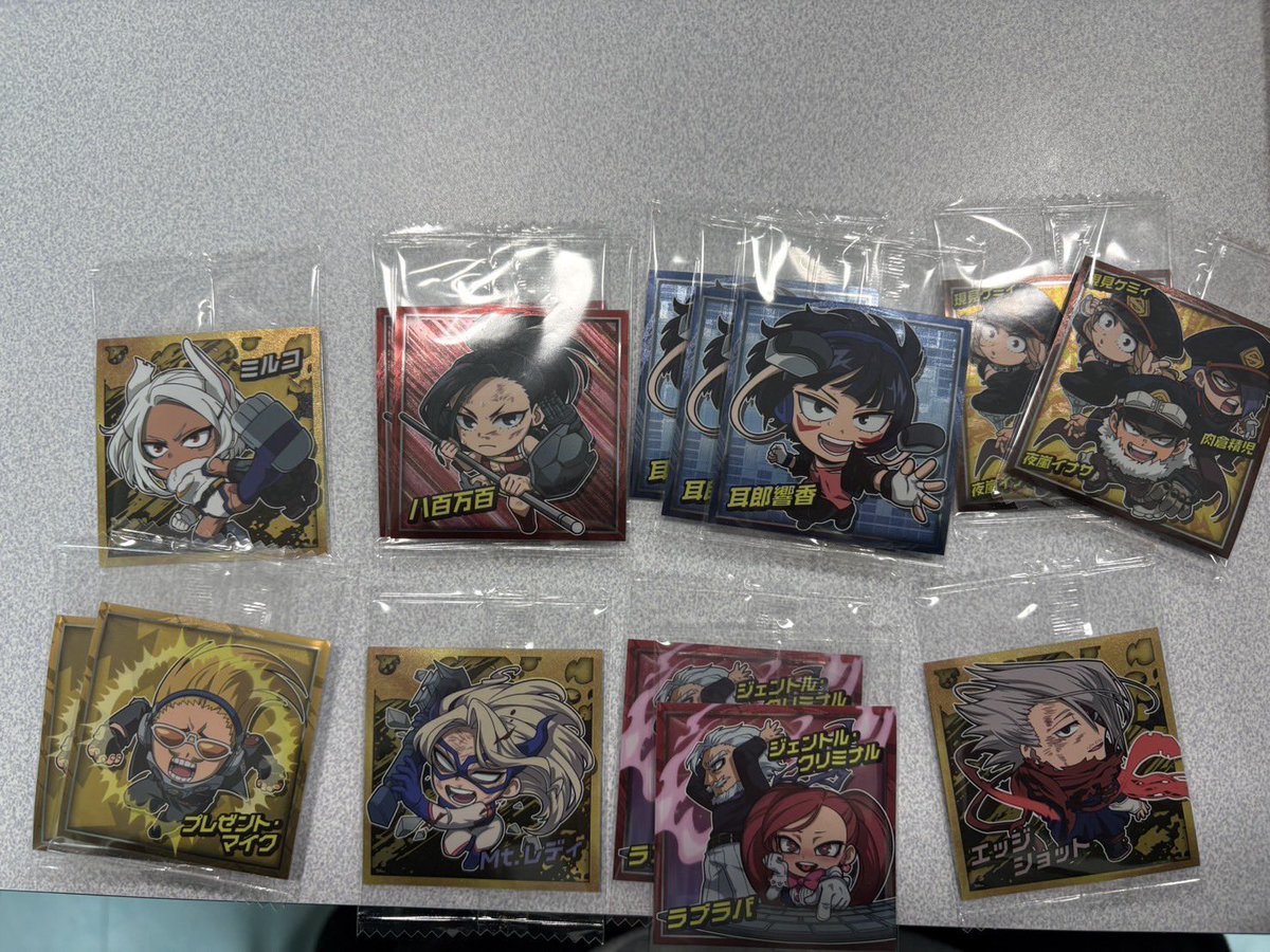 negoromi's tweet photo. ヒロアカ・ウエハース

譲)画像の物

求)定価+送料

1枚目は3枚目から同数お迎えしていただける方優先
🙇

友人代理ですのでお返事にお時間いただく可能性があります。

お支払いはPayPay>銀行
よろしくお願いいたします🙇 https://t.co/8NDrhaTR9T