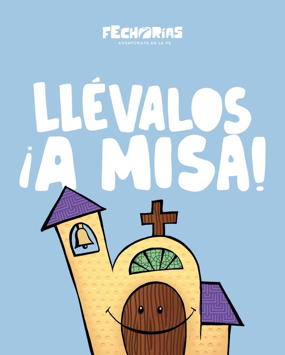 Llévalos a misa para que conozcan a Jesús,
para que vean cómo se ora en familia,
para que crezcan sabiendo que Dios es parte de su vida🙏🏼🥰

No esperes a que “estén grandes”.
La fe se siembra desde pequeños 🌱

Llévalos de la mano…
Jesús hará el resto ✨