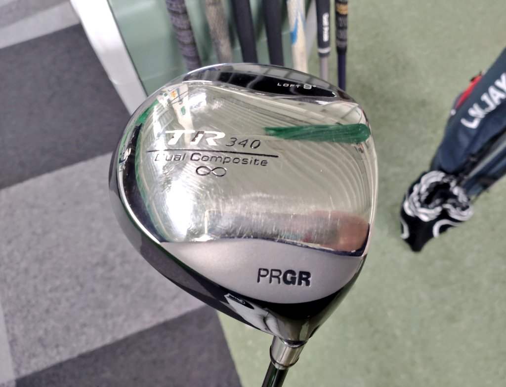 ジャンボ尾崎プロ　実使用品　ドライバー ジャンボ尾崎 実使用プロ支給品ドライバー【PRGR TRデュオ340 CFM