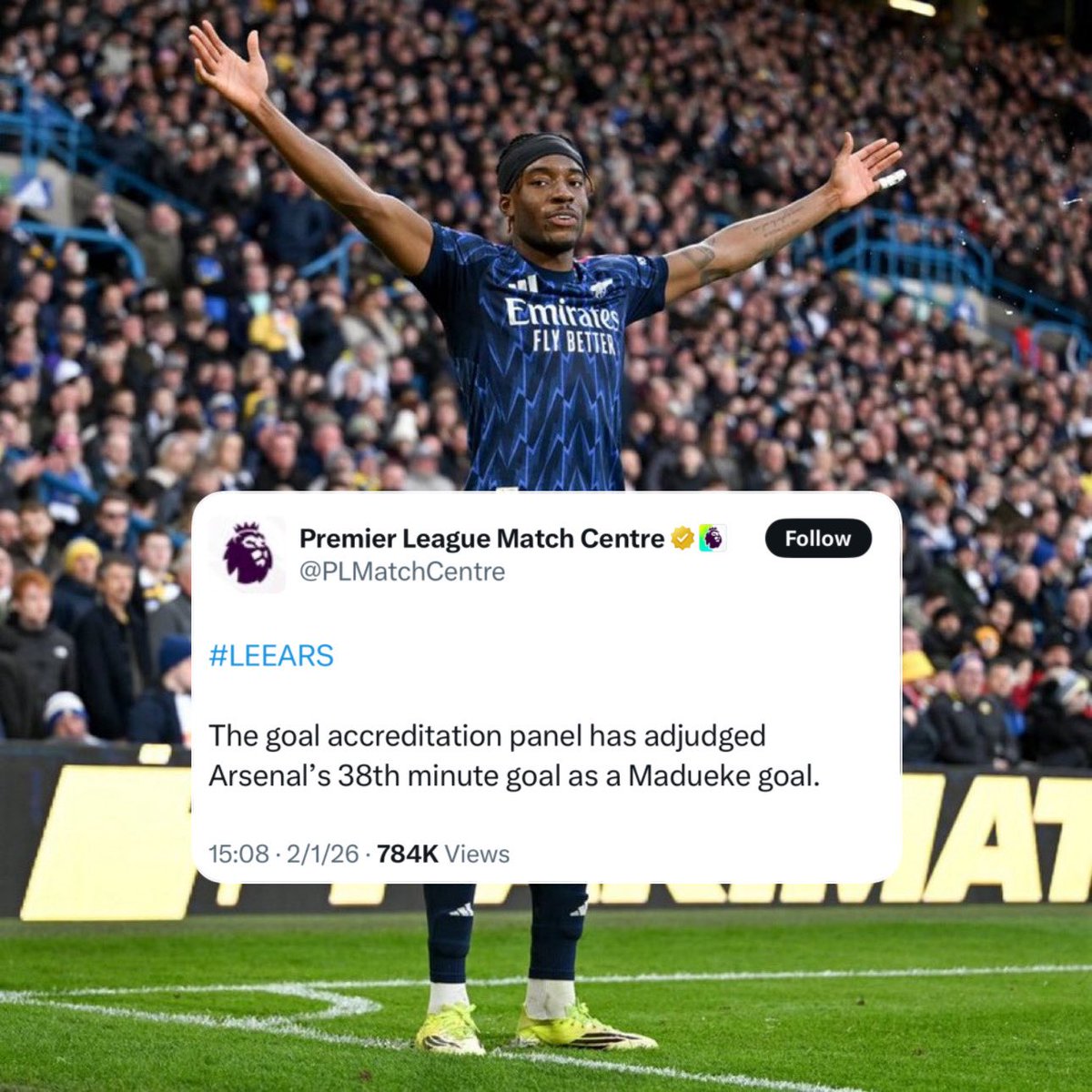 Arsenal FC tweet media