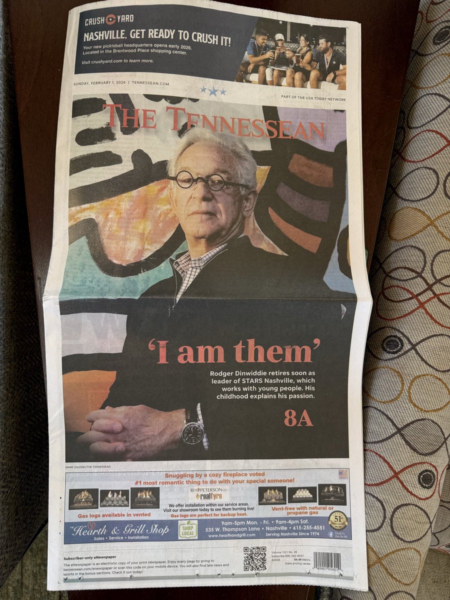 VforVenick's tweet photo. @Tennessean Thanks for this update, but why aren’t the winter storm &amp; power outages getting front page coverage? 

STARS Nashville does critically important work, but with 38k @NESpower customers (which translates to 2x or 3x actual people) still w/o power, that needs to be front page. https://t.co/F6jpH0j1w1
