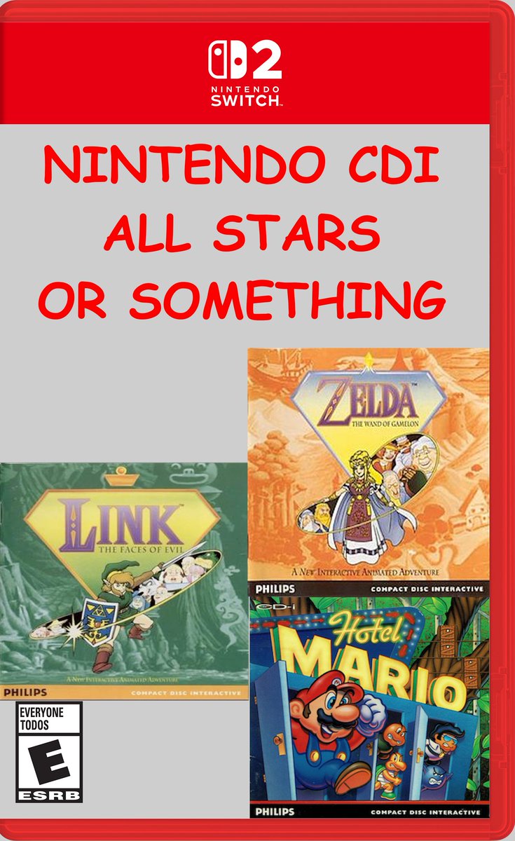 "Nintendo should re-release all 3 CDI games for the Switch 2 and sell it for like $30. This would be a terrible financial decision and would benefit no one."