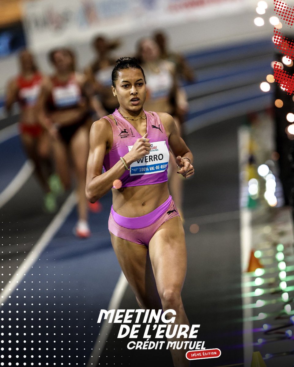 meetingdeleure's tweet photo. 📢 RÉSULTATS - 800m FEMMES 

🥇 WERRO Audrey @AudreyWerro🇨🇭/ 1'57"49 MR &amp; NR
🥈 LIBERMAN Clara @ClaraLiberman 🇫🇷 / 2'00"42
🥉 COIRO Eloisa @CoiroEloisa🇮🇹 / 2'00"53

Merci à @valdereuil_info d'être sponsor de cette course ! 🙏🏻 

📸 @maximelepihif / @stadion_actu
#MLECM26 https://t.co/OwbklQU6oi