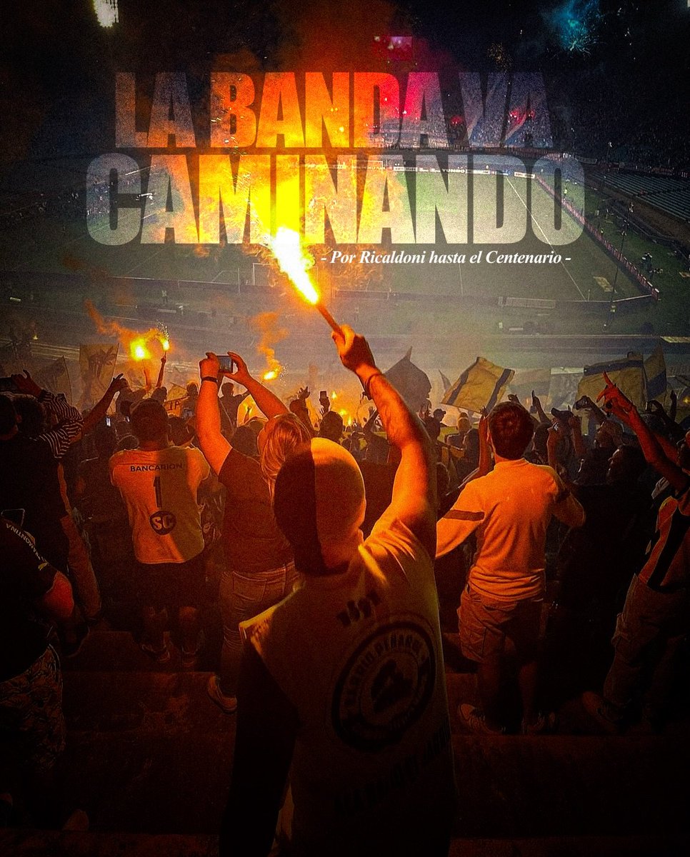 ES HOY PEÑAROL
TODOS JUNTOS LA BANDA Y LOS JUGADORES ✊