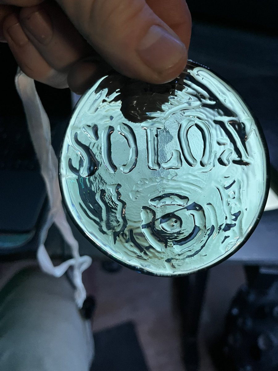 SoloXExperience's tweet photo. New hand blown blue glass Solo-X medallions! Just in time for Mardi Gras!  Limited supply…get yours today! $15 https://t.co/JF2tSfub5R