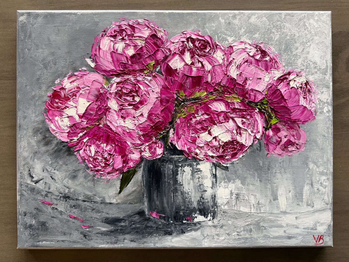 VictoriaBoArt's tweet photo. Peonies in a vase, Size 16x12"
Original oil painting on canvas
palette knife painting

Available on https://t.co/3hNiUhAO4D

#peony #art #artists #FlowersOnX  #stilllife  #paletteknifepainting https://t.co/YsmG3ToLUZ
