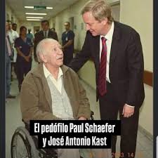 El mundo entero estupefacto con el caso de Jeffrey Epstein en EEUU, pero en Chile tenemos nuestro propio caso y es más brutal,
 se le llamó COLONIA DIGNIDAD
Paul Schaeffer, dormía todas las noches con un niño distinto.