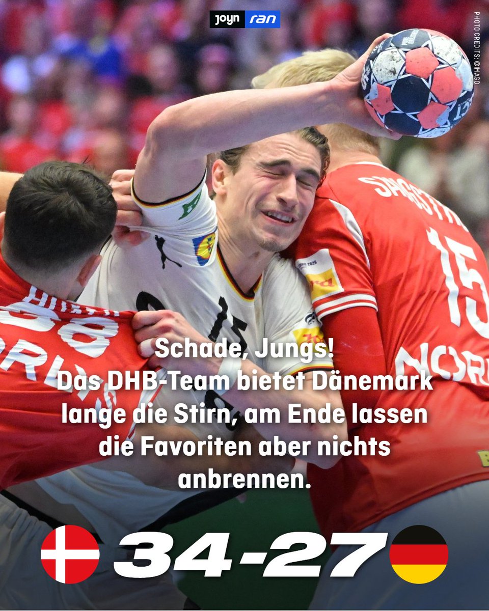 ransport's tweet photo. Nicht Gold verloren, sondern Silber gewonnen! Danke für dieses geile Turnier, @DHB_Teams! 😍🙏🥈🇩🇪
#HandballEM #ranHandball #Finale #DHB #Deutschland #Dänemark https://t.co/qhuOeCzRZk